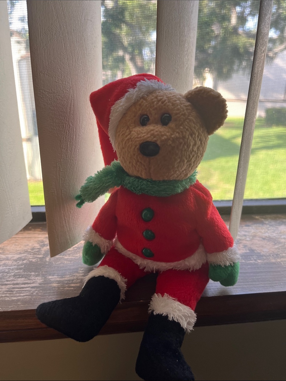 christmas beanie baby